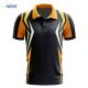 OEM Weaving 100% Polyester T Shirts Sublimation Spandex Polo For Golfers