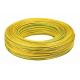Yellow PVC Insulated Copper Wire / 14 Awg Electrical Wire UL1015 Low Eccentricity