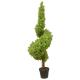 Special Design Artificial Topiary Tree , 6ft Fake Plant Single Trunk