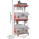 Hot Selling Custom Mini Crane Claw Gift Machine Cheap Four Player Doll Catch Crane Claw Machine