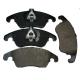 Low Metal D1342 Front Axle Disc Brake Pad for Mercedes-Benz OEM NO 0054201620 Best Choice