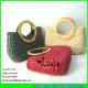 LUDA Handmade Straw Beach Bags Natural  cornhusk straw handbags for summer