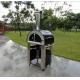 Durable Burning Stainless Steel Wood Fired Pizza Oven 750mm