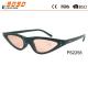 Retro Women Cateye Sunglasses Triangle Design Unisex Custom Plastic Frame Sunglass UV400