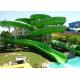 Kids / Adult Family Water Slide , Fiberglass Pool Outside Water Slides