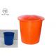 Circular Open Top Round Plastic Water Trough With Lids 850 * 670 * 850mm M300L
