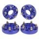 Blue color Jeep Wrangler JK Rubicon Hub Centric 1.5" Wheel Spacers 5x5 to 5x5