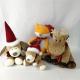 ODM OEM EN71 Plush Animal Toys Cute Christmas Plush Dog Toy For Gifts