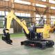 Energy Saving Mini Diesel Excavator 800kg 12hp With Customized Protective Cover