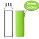 550ml Juice Glass Drinking Bottles With Protection Sleeve