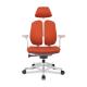 Leather Orange Ergonomic Home Office Chair For Poor Posture