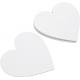 OEM Heart Shaped Blank Canvas Panels boards Primed Acid Free For Beginners And Artist