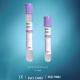 PET Glass K2 EDTA Tube Purple Vacuum 16*100mm For Hematological Examinations