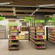 Double Sided Heavy Duty Metal Used Supermarket Shelves