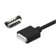 4 Pin Magnetic Connector Cable Right Angle Male And Female Magnetic Connector 5V