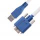5gbps Micro B To Usb 3.0 Cable Length Customize Blue Color ROHS