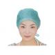 PP Non Woven Disposable Surgical Scrub Hats , SMS Round Disposable Painters Caps