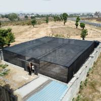 Integrated Temperature Control Net Shading Rectangle Greenhouse with Full Ventilation System