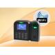 Touched keypad Semi Waterproof Fingerprint Time Attendance System Support Auto Status