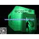 Double Layer Inflatable Lighting Tent / LED Inflatable Cube Tent , Waterproof