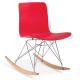 modern home furniture plastic rocker chair