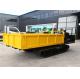 4 Tons Walk Type Small Tracked Transport Vehicle Yellow Color Long Life