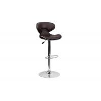 360 Degree Rotation 0.22m3 8.2kgs Modern Black Bar Stools