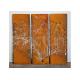 Reliable Outdoor Metal Sculpture Wall Art Rusty Corten Steel Screens / Panels