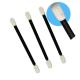 Rigid Black PP Stick Foam Tip Cleaning Swabs For PCB Electronics