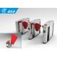 Smart speed wing gate  Pedestrian Control Electronic Flap Barrier Gate with glass flap