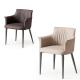 ErgoFlex Silicone Leather Chair ,   Adaptable  Italian Modern Dining Chairs