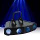 LED 4 head flash light stage effect dmx sounds lights 108pcs 5mm high brightness leds