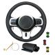 High Quality Leather Hand Sewing Steering Wheel Cover for Mitsubishi Lancer 10 EVO Evolution
