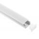 Anodized 8*12mm Aluminium LED Profile 6063 T5 Extrusions For LED Lighting