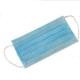 Blue 3 Ply Non Woven Face Mask With Latex Free Elasticated Loops