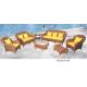 6 piece -Tradition Chinese Style garden patio sofa set 7 pieces rattan wicker material -9013