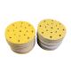 6inch Hook and Loop Backing Gold Alumina Sanding Disc for Professional Car Polishing