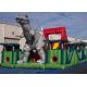 Amazing Jurassic Survivor Dinosaur Inflatable Obstacle Course , Toddler Obstacle Course
