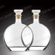 ISO9001 500ml Flint Glass Liquor Bottles For Cognac