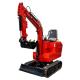 HT-10D 1T Mini Excavator With Bore Stroke Fan Cool And Optional Briggs Stratton Engine