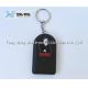 Non - Toxic Black Car Sound Music Keyring Battery Replaceable