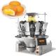 Automatic Multihead Weigher Pouch Mini Croissant Bun Small Bread Granule Vffs Packing Machine