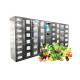 Stainless Steel Vending Locker Machine Remote Control For QR Code Payment Indoor