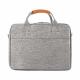 Grey Comfortable Laptop Carrying Case With Shockproof Pad And Luggage Strap