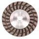 Double Turbo Row Diamond Grinding Disc For Concrete / Porcelin Tiles / Masonry