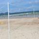 PE Knotted Portable Volleyball Net 2.1m Beach Volleyball Set