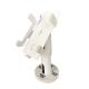 White Anti Theft Tablet Holder Metal Rotatable Security POS Terminal Display Stand