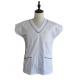 White Easy Wash Medical Work Uniforms Womens Nursing Scrubs Suit Uniform 