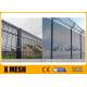 4mm Wire Metal Mesh Fencing 76.2x12.7mm Opening Powder Coated Mesh Fencing