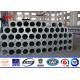 Q235 Steel Conical Transmission Steel Tubular Poles With ASTM A123 Galvanization